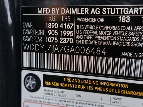 Used 2016 Mercedes-Benz AMG GT S w/ Lane Tracking Package image 34