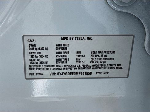 Used 2021 Tesla Model Y Long Range image 60