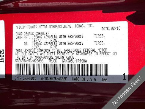 Used 2016 Toyota Tacoma TRD Off-Road w/ Towing Package AWD/4WD image 23