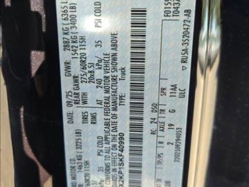 New 2025 Ford F150 STX w/ Equipment Group 200A image 17