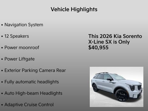 New 2026 Kia Sorento SX AWD/4WD image 32