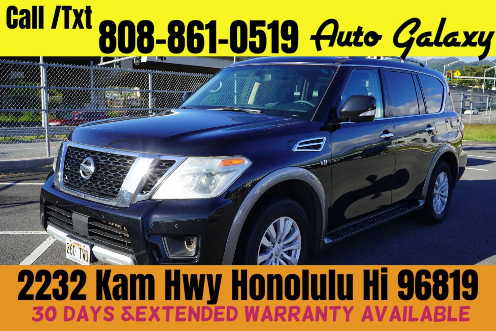 Used 2017 Nissan Armada SV w/ Driver Package RWD image 1
