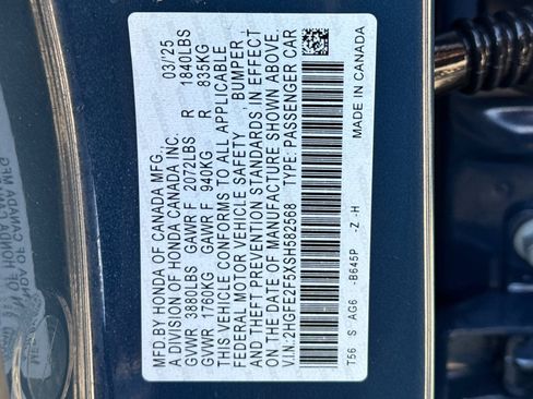 Used 2025 Honda Civic Sport image 26