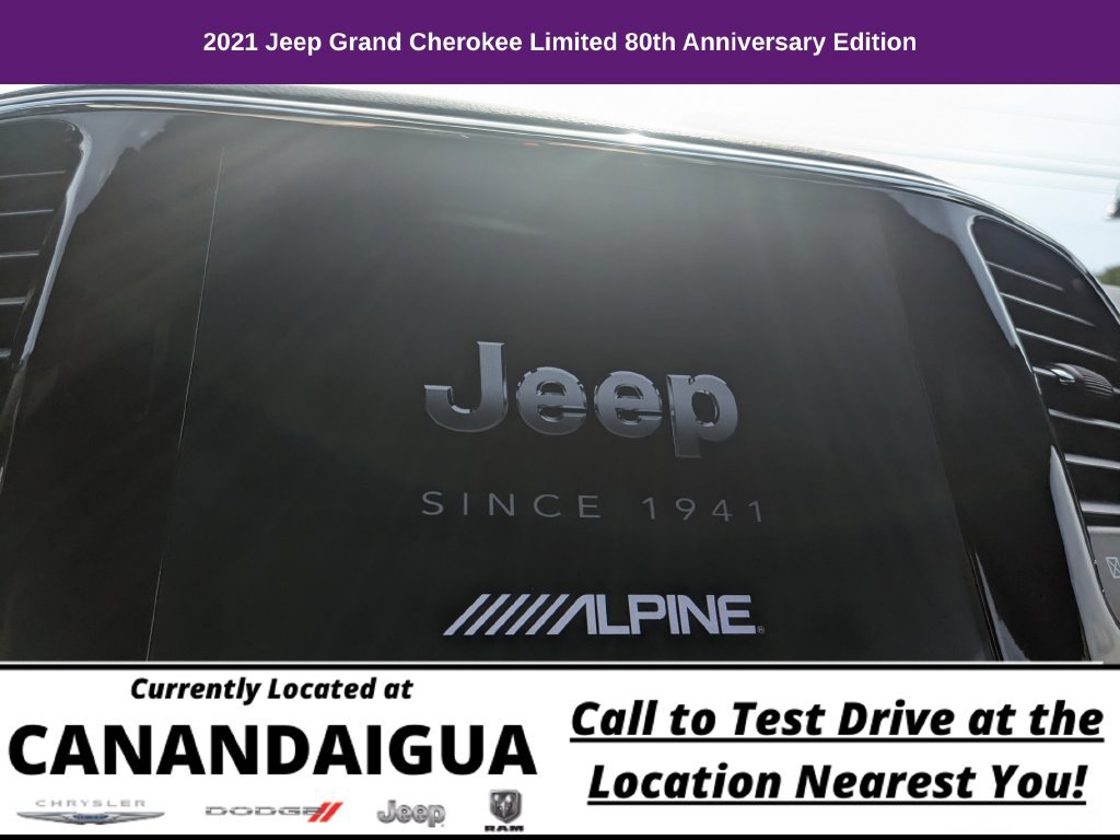 Used 2021 Jeep Grand Cherokee Limited w/ Quick Order Package 28K 80th AWD/4WD image 21