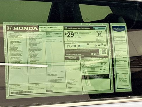 New 2026 Honda CR-V EX-L image 24