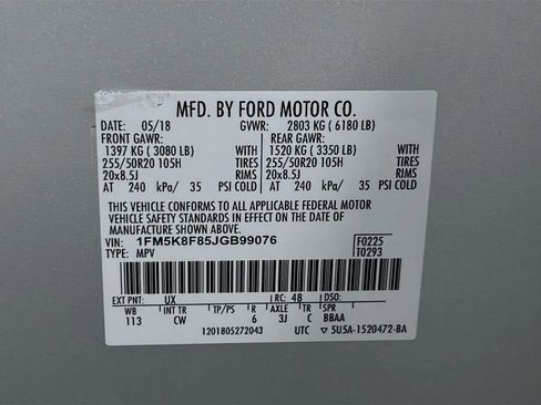 Used 2018 Ford Explorer Limited w/ Ford Safe & Smart Package image 33