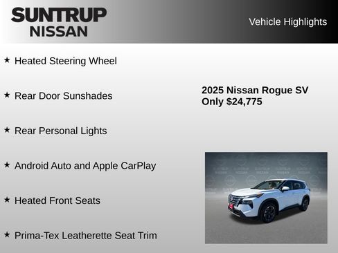 Used 2025 Nissan Rogue SV w/ SV Premium Package FWD image 16