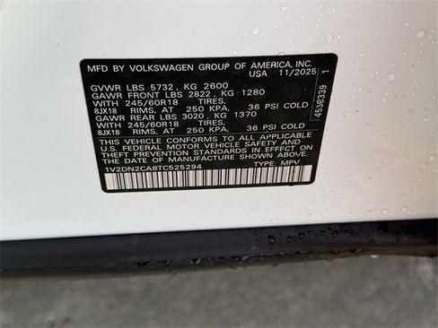 New 2026 Volkswagen Atlas SE image 22