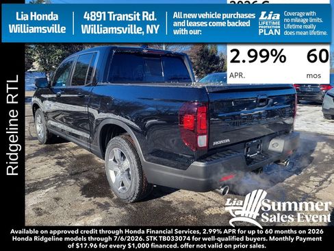 New 2026 Honda Ridgeline RTL image 6