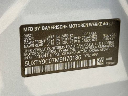 Used 2021 BMW X3 M40i w/ Parking Assistance Package AWD/4WD image 30