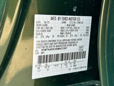 New 2025 Ford Mustang Mach-E GT w/ Bronze Appearance Package image 25