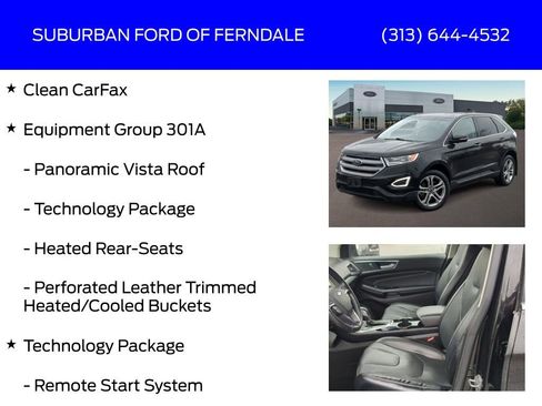 Used 2017 Ford Edge Titanium w/ Equipment Group 301A image 4