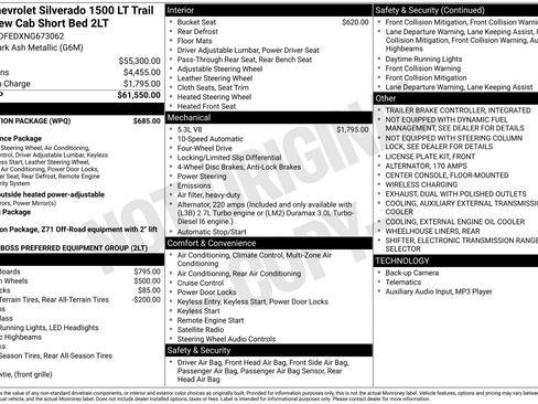 Used 2022 Chevrolet Silverado 1500 LT Trail Boss w/ Protection Package image 3