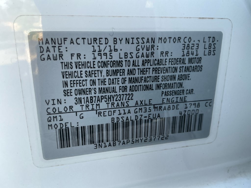 Used 2017 Nissan Sentra SV FWD image 30