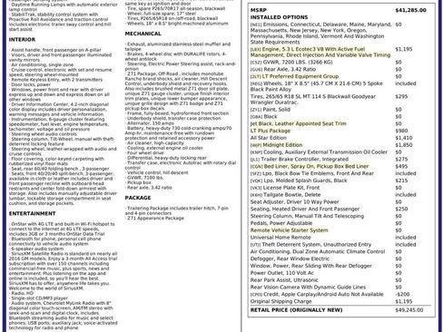 Used 2016 Chevrolet Silverado 1500 LT w/ Midnight Edition image 27