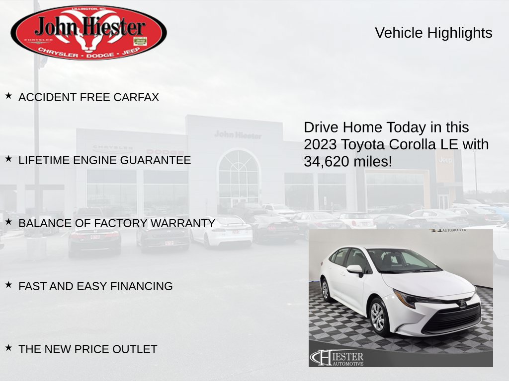Used 2023 Toyota Corolla LE FWD image 5