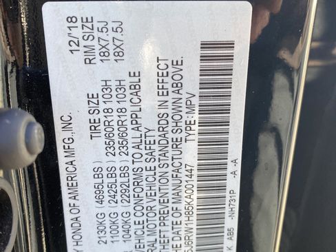 Used 2019 Honda CR-V EX-L image 27