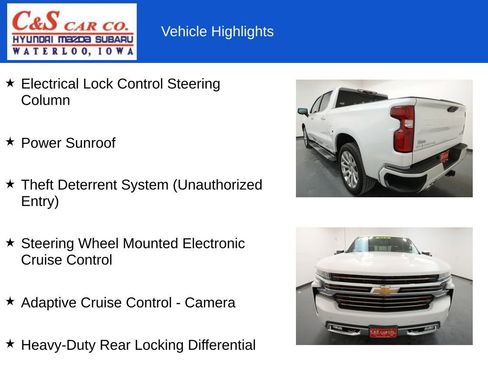 Used 2020 Chevrolet Silverado 1500 High Country w/ Technology Package image 32