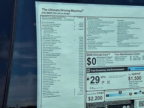 Certified 2025 BMW 330i xDrive Sedan w/ Premium Package image 29