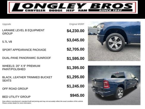 Used 2024 RAM 1500 Laramie AWD/4WD image 6