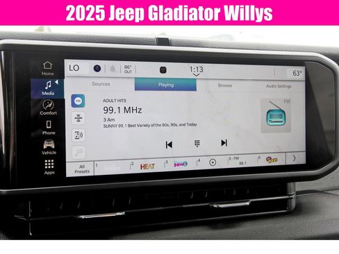 New 2025 Jeep Gladiator Willys image 13