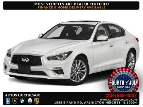 Used 2018 INFINITI Q50 Luxe w/ Essential Package (3.0T Luxe) AWD/4WD image 1