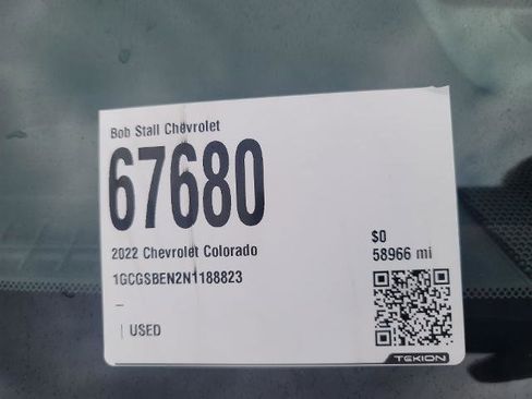 Used 2022 Chevrolet Colorado W/T w/ Custom Special Edition image 30