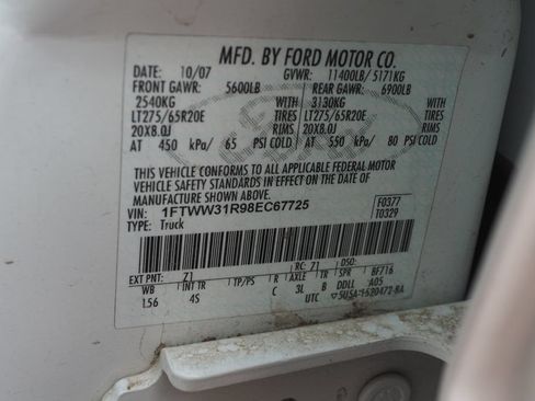 Used 2008 Ford F350 Lariat AWD/4WD image 6