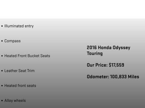 Used 2016 Honda Odyssey Touring Elite image 24