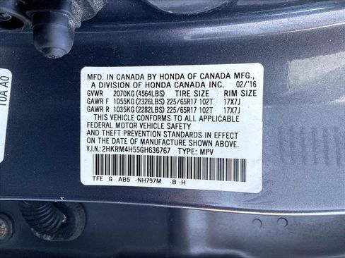 Used 2016 Honda CR-V EX image 36