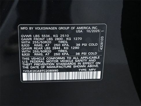 New 2026 Volkswagen Atlas Cross Sport SE image 20