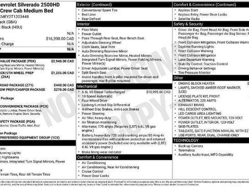 New 2026 Chevrolet Silverado 2500 Custom w/ Custom Value Package AWD/4WD image 2