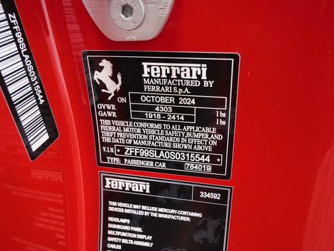 Certified 2025 Ferrari 296 GTB image 27