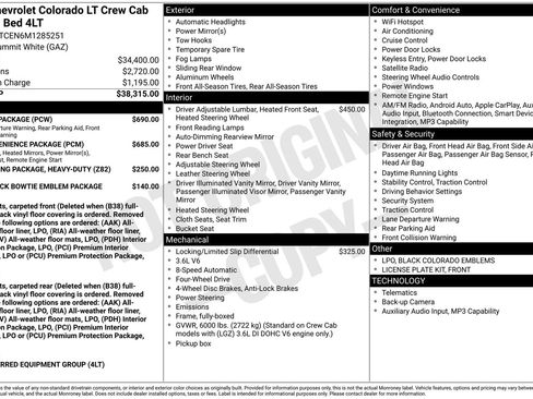 Used 2021 Chevrolet Colorado LT w/ Safety Package AWD/4WD image 5