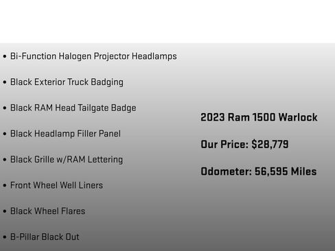 Used 2023 RAM 1500 Warlock AWD/4WD image 30