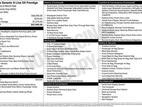 Certified 2024 Kia Sorento SX Prestige image 8