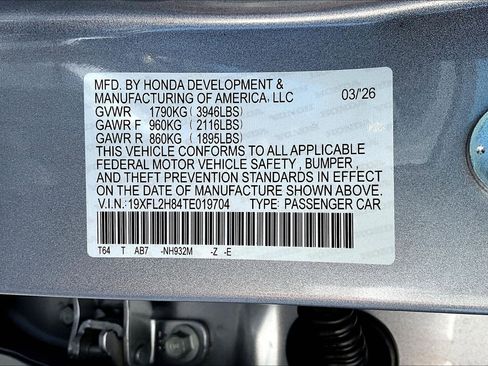 New 2026 Honda Civic Sport image 21