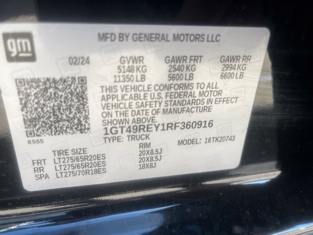 Used 2024 GMC Sierra 2500 Denali w/ Denali Reserve Package AWD/4WD image 13