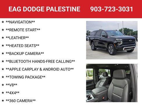 Used 2025 Chevrolet Tahoe Z71 AWD/4WD image 4