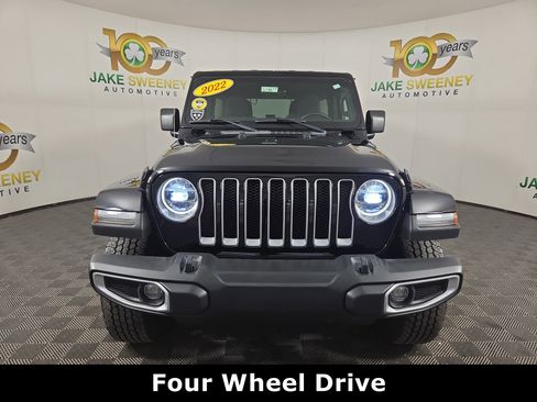 Used 2022 Jeep Wrangler Unlimited Sahara w/ LED Lighting Group image 2