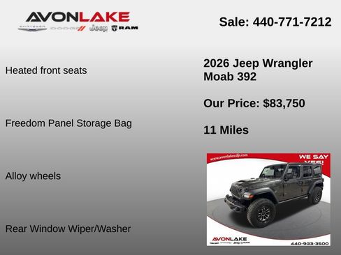 New 2026 Jeep Wrangler Unlimited Rubicon 392 image 24