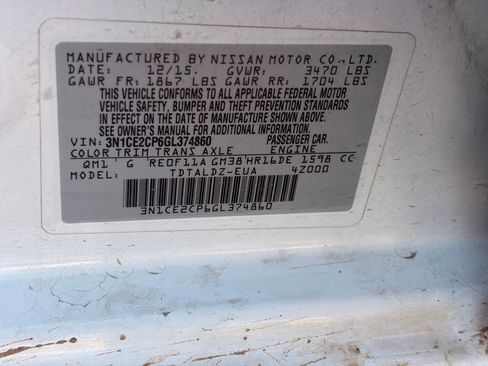 Used 2016 Nissan Versa Note SV FWD image 10