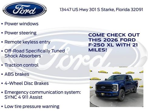 New 2026 Ford F250 XL w/ STX Appearance Package image 30