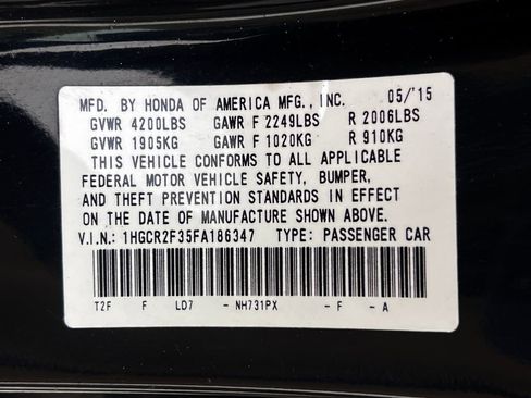 Used 2015 Honda Accord LX image 24