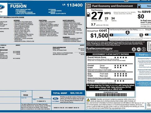 Used 2020 Ford Fusion SE FWD image 4