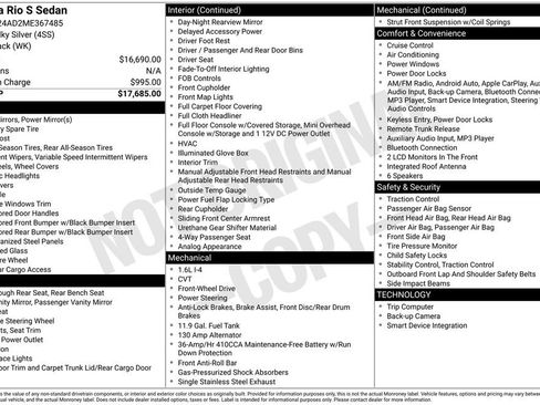 Used 2021 Kia Rio S image 28