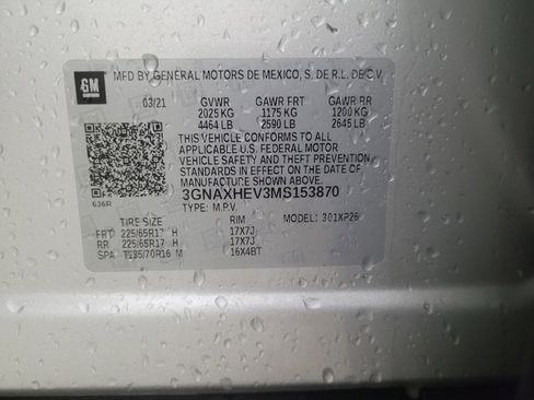 Used 2021 Chevrolet Equinox LS w/ LS Convenience Package FWD image 33