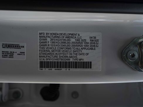 Used 2026 Honda Pilot Black Edition image 51