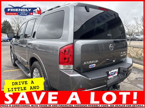 Used 2015 Nissan Armada Platinum w/ 2nd Row Captain Seat Package image 7