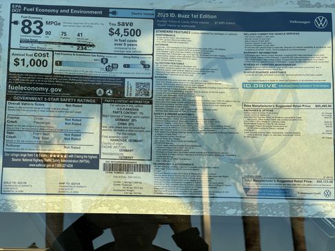 New 2025 Volkswagen ID. Buzz 1st Edition image 3